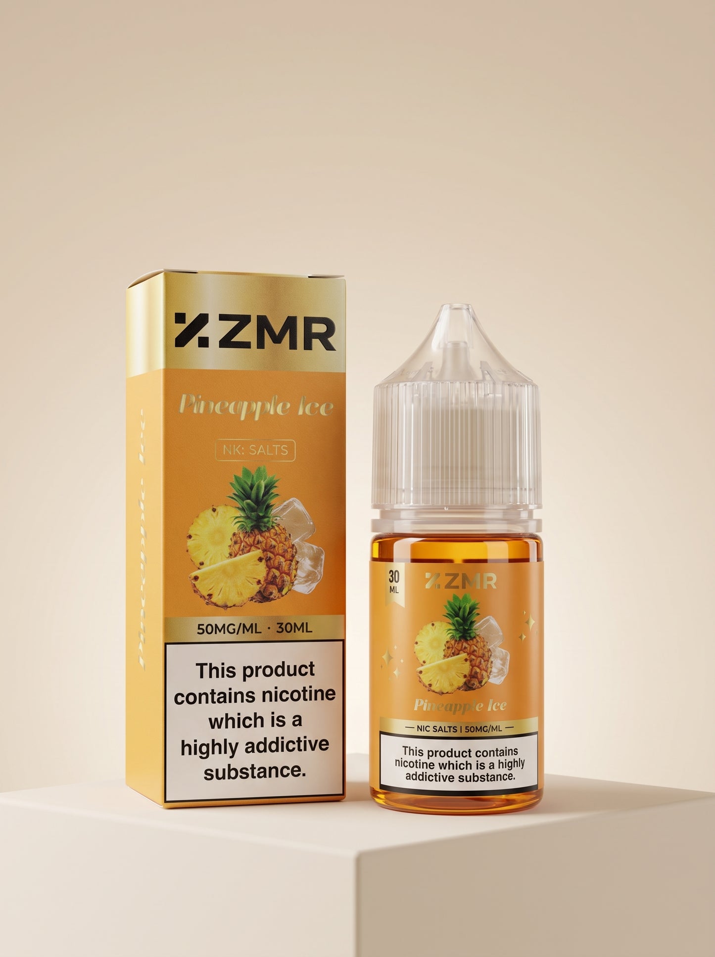 ZMR Pineapple Ice Nic Salt E-Liquid 50mg 30ml | Premium Vape Juice