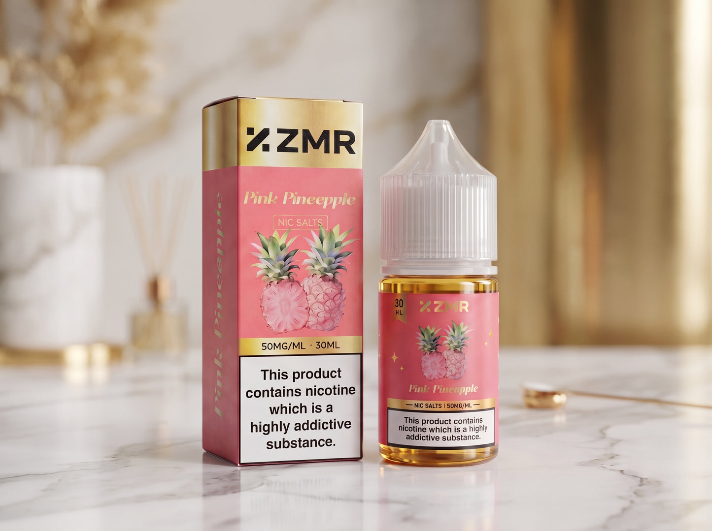 ZMR Pink Pineapple Nic Salt E-Liquid 50mg 30ml | Premium Vape Juice