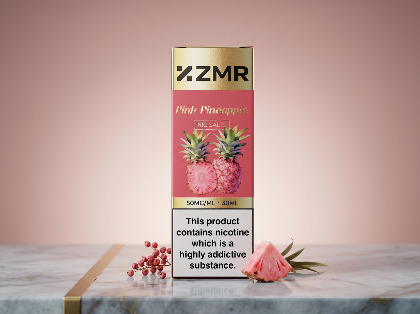 ZMR Pink Pineapple Nic Salt E-Liquid 50mg 30ml | Premium Vape Juice