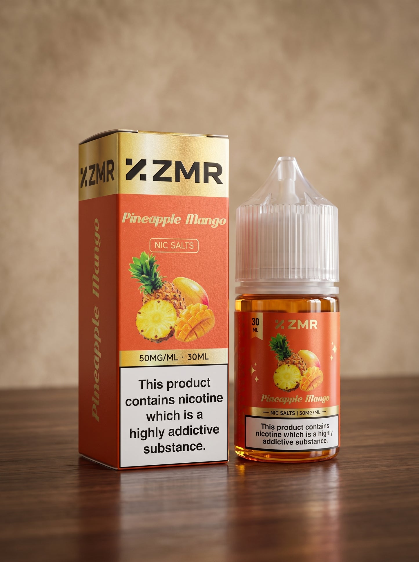 ZMR Pineapple mango Nic Salt E-Liquid 50mg 30ml | Premium Vape Juice