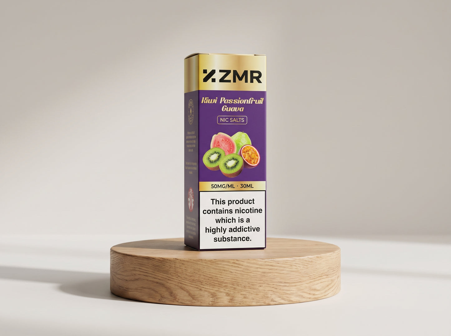 ZMR Kiwi Passionfruit Guava Nic Salt E-Liquid 50mg 30ml | Premium Vape Juice