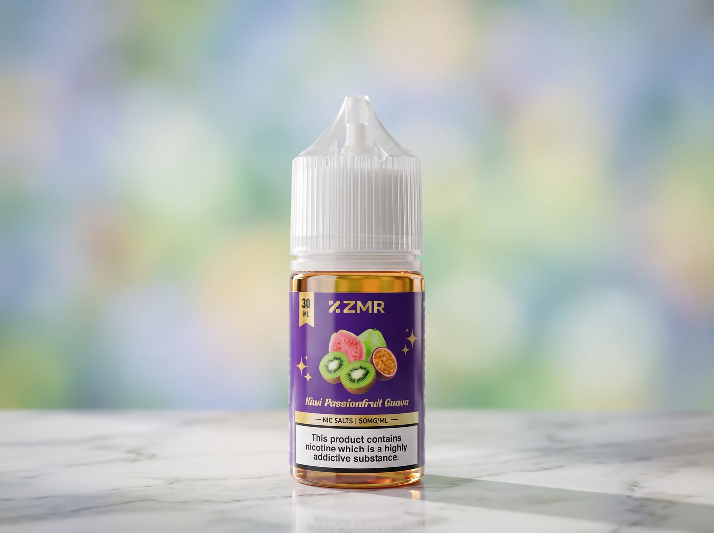 ZMR Kiwi Passionfruit Guava Nic Salt E-Liquid 50mg 30ml | Premium Vape Juice